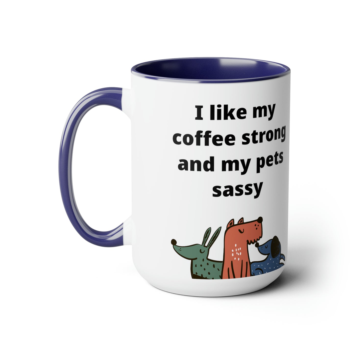 Sassy Pets Coffee Mugs, 15oz