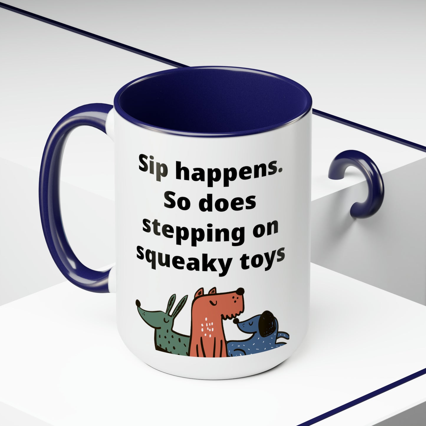 Sip Happens Coffee Mugs, 15oz