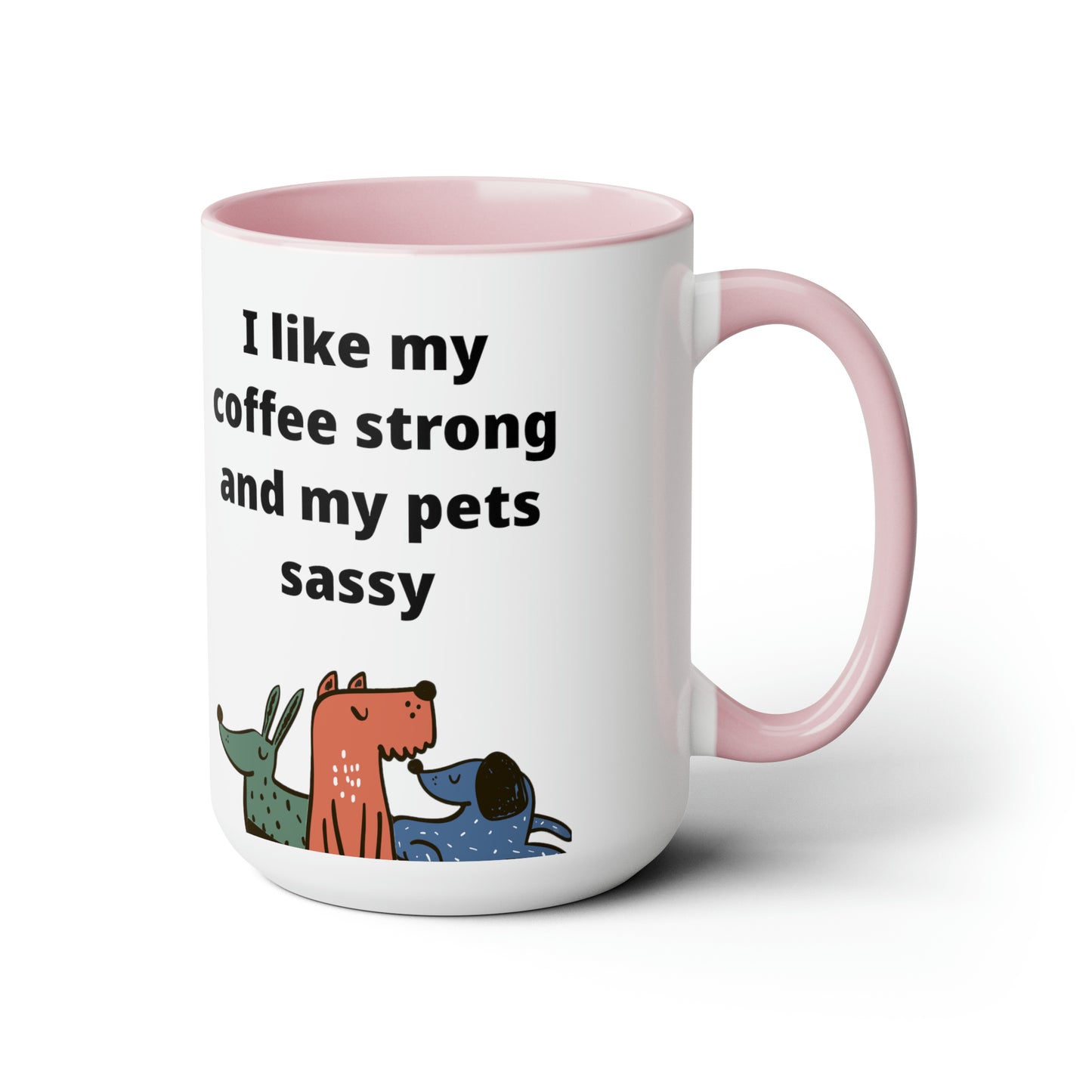 Sassy Pets Coffee Mugs, 15oz