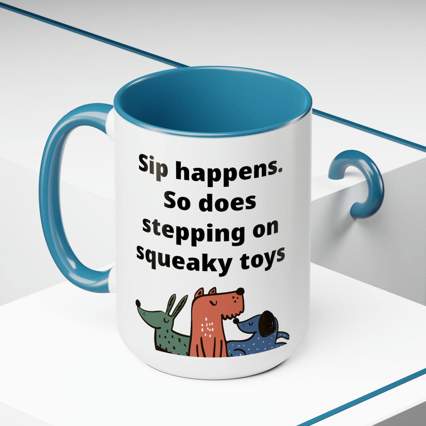 Sip Happens Coffee Mugs, 15oz