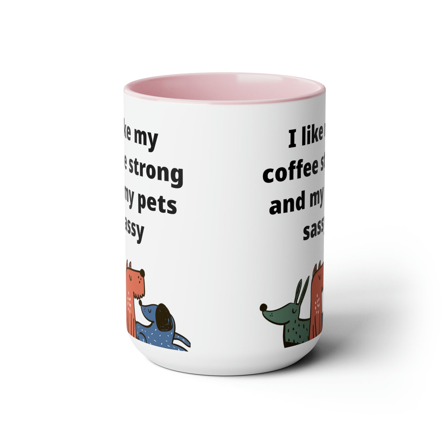 Sassy Pets Coffee Mugs, 15oz