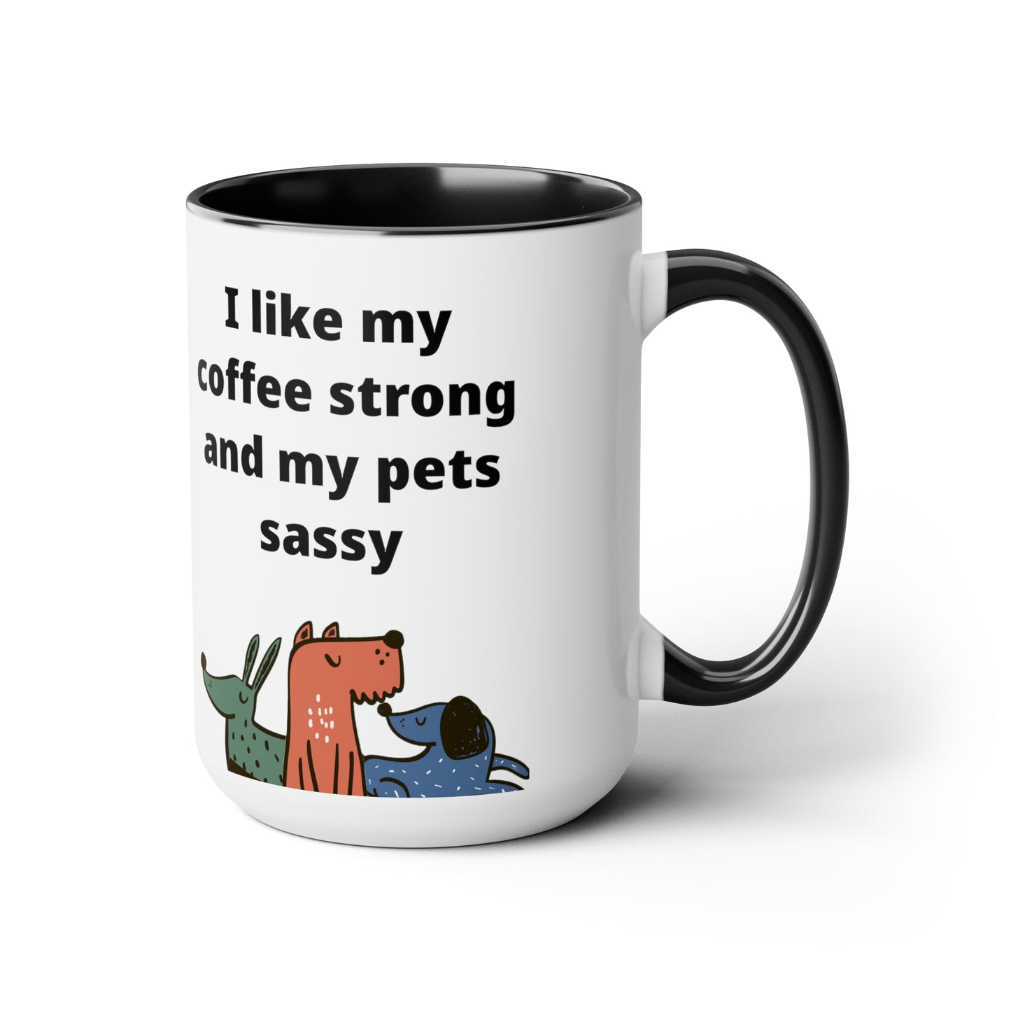 Sassy Pets Coffee Mugs, 15oz