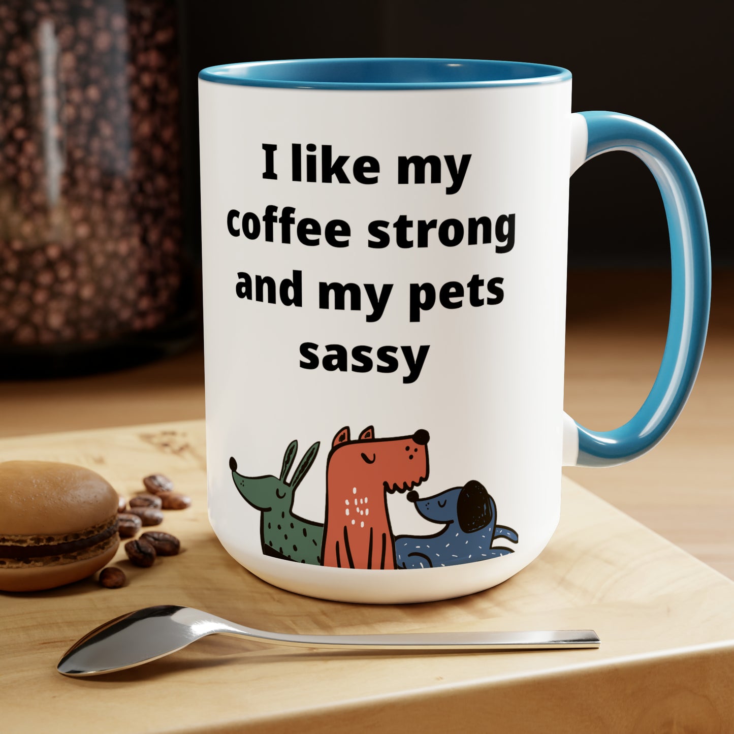 Sassy Pets Coffee Mugs, 15oz