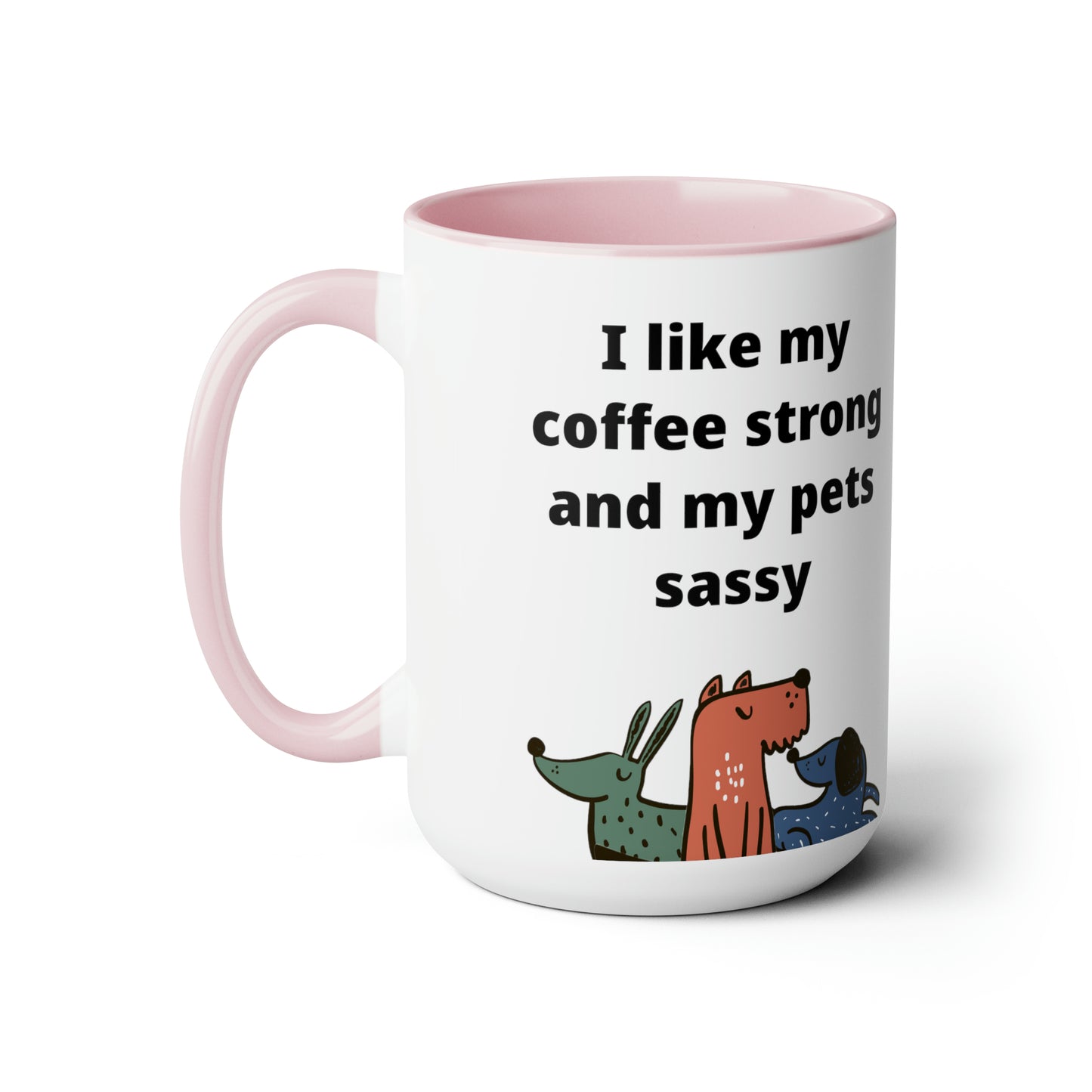 Sassy Pets Coffee Mugs, 15oz