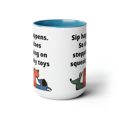 Sip Happens Coffee Mugs, 15oz