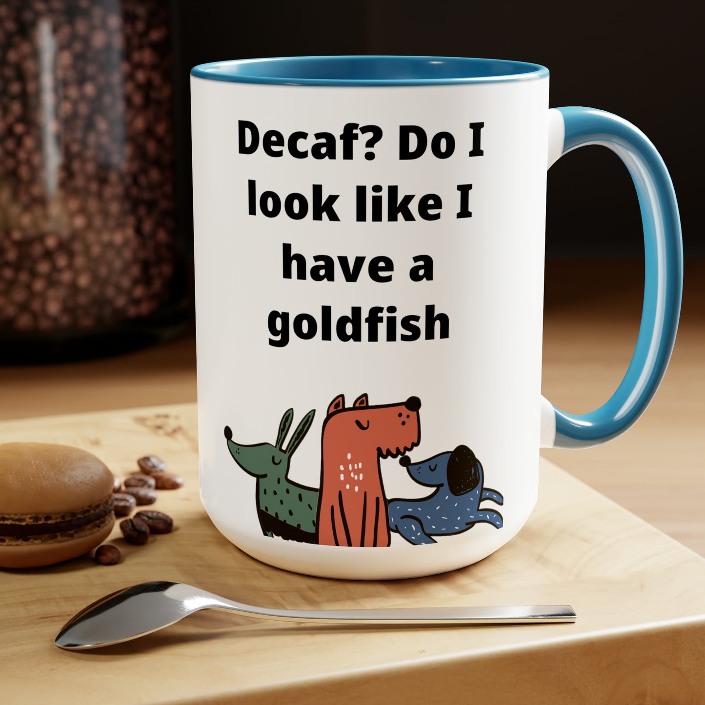 Decaf Coffee Mugs, 15oz