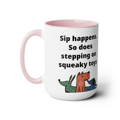 Sip Happens Coffee Mugs, 15oz