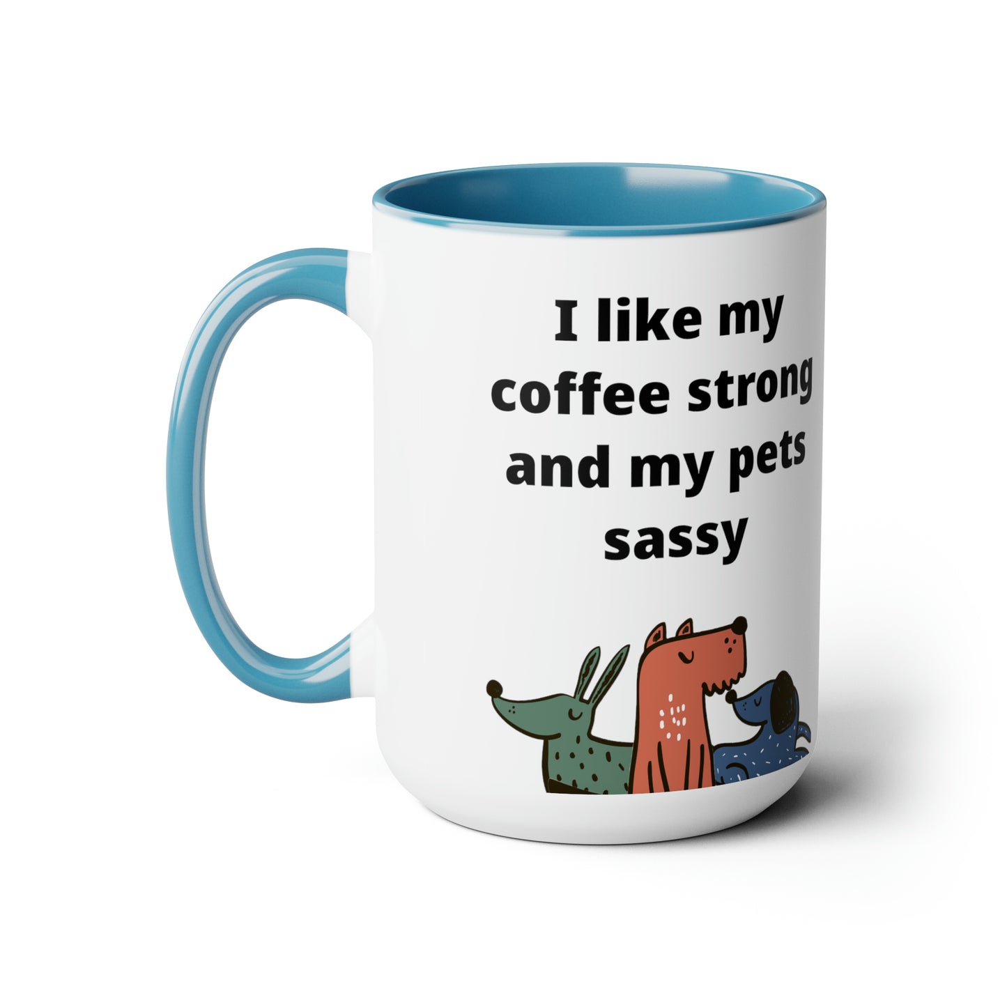 Sassy Pets Coffee Mugs, 15oz